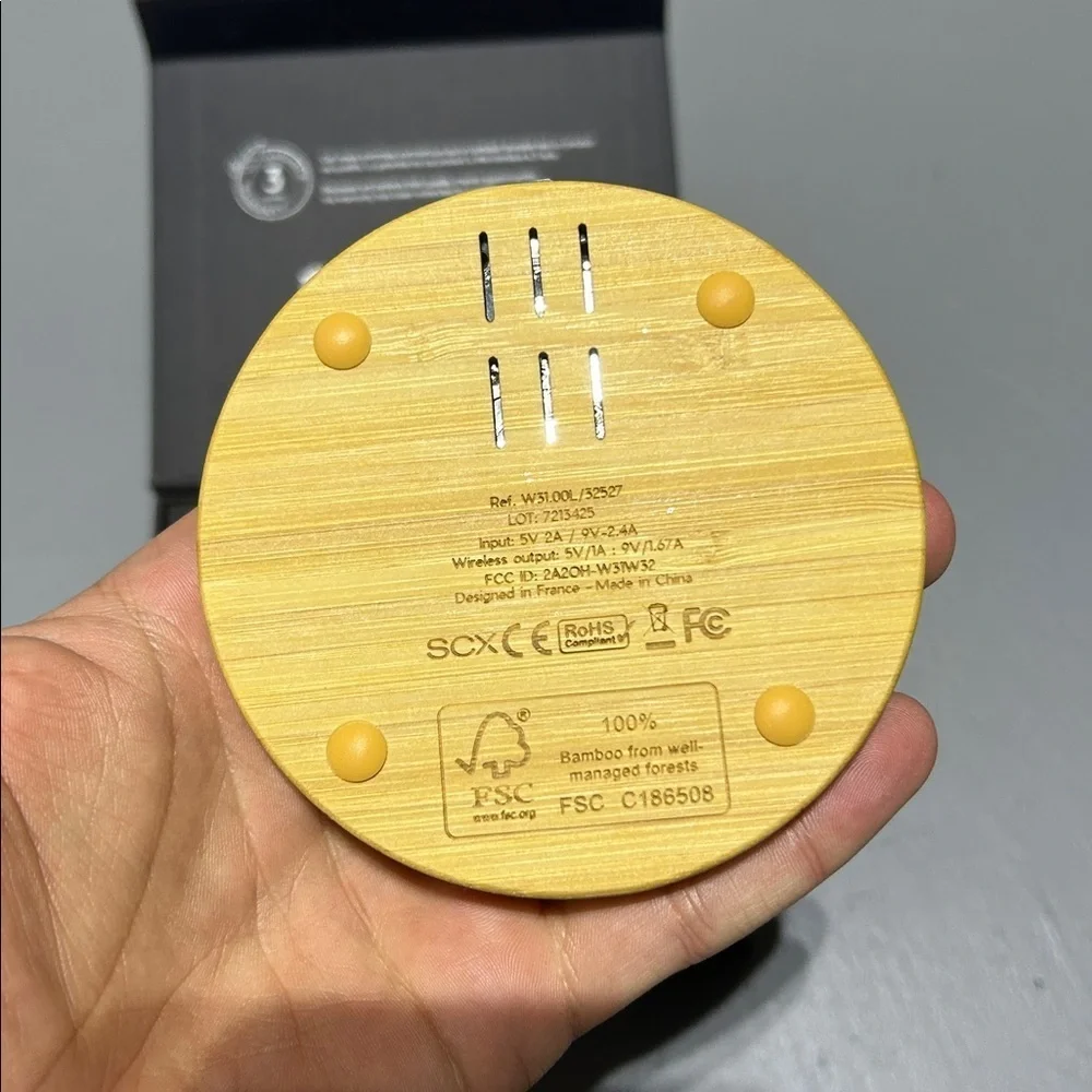 Wireless Charging Pad with USB-C Power Cable